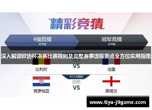 深入解读欧协杯决赛比赛规则及完整赛事流程要点全方位实用指南